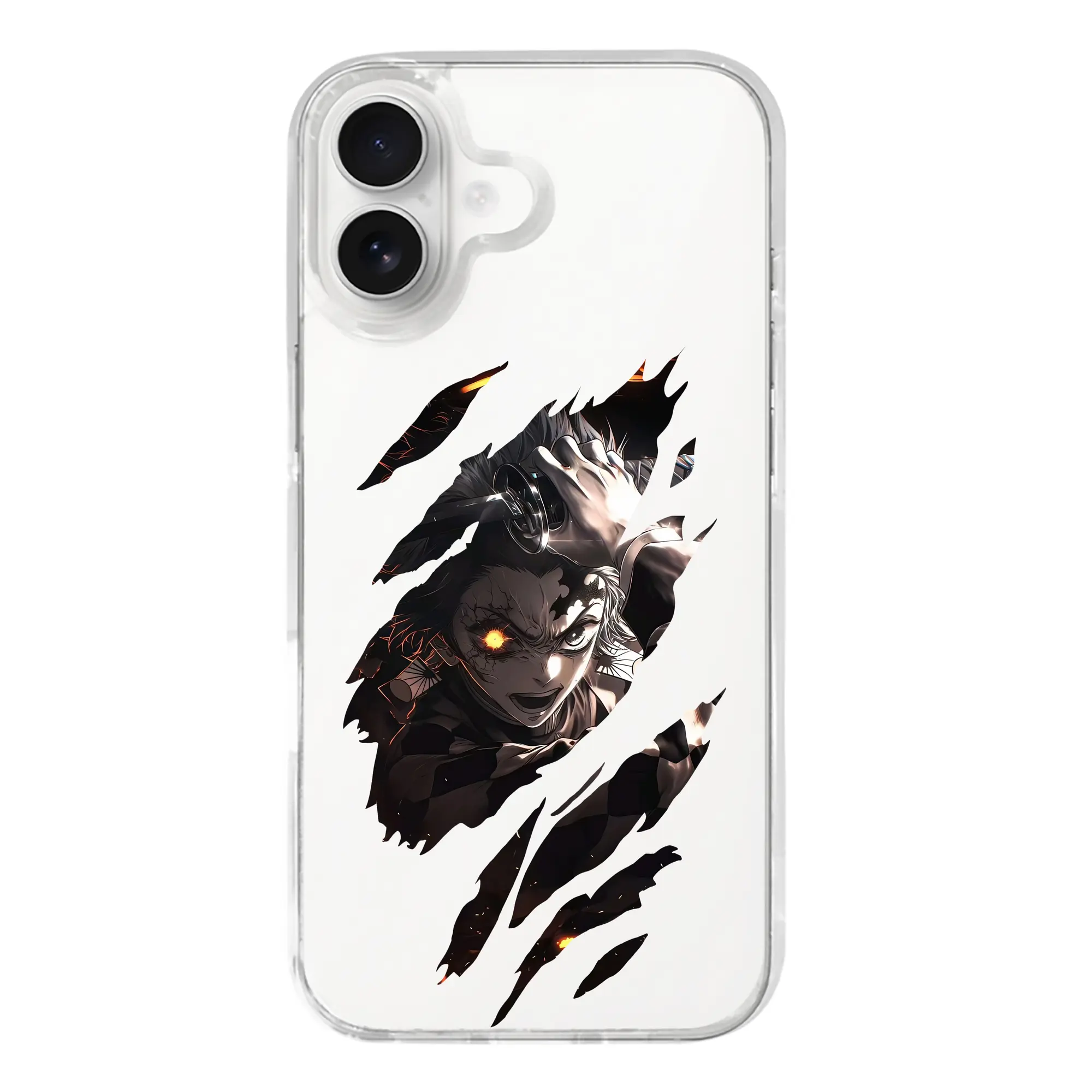 鬼滅の刃 グッズ,竈門 炭治郎 - iPhone 17シリーズ 透明スマホケース – 薄型・耐衝撃・精密フィット保護カバー